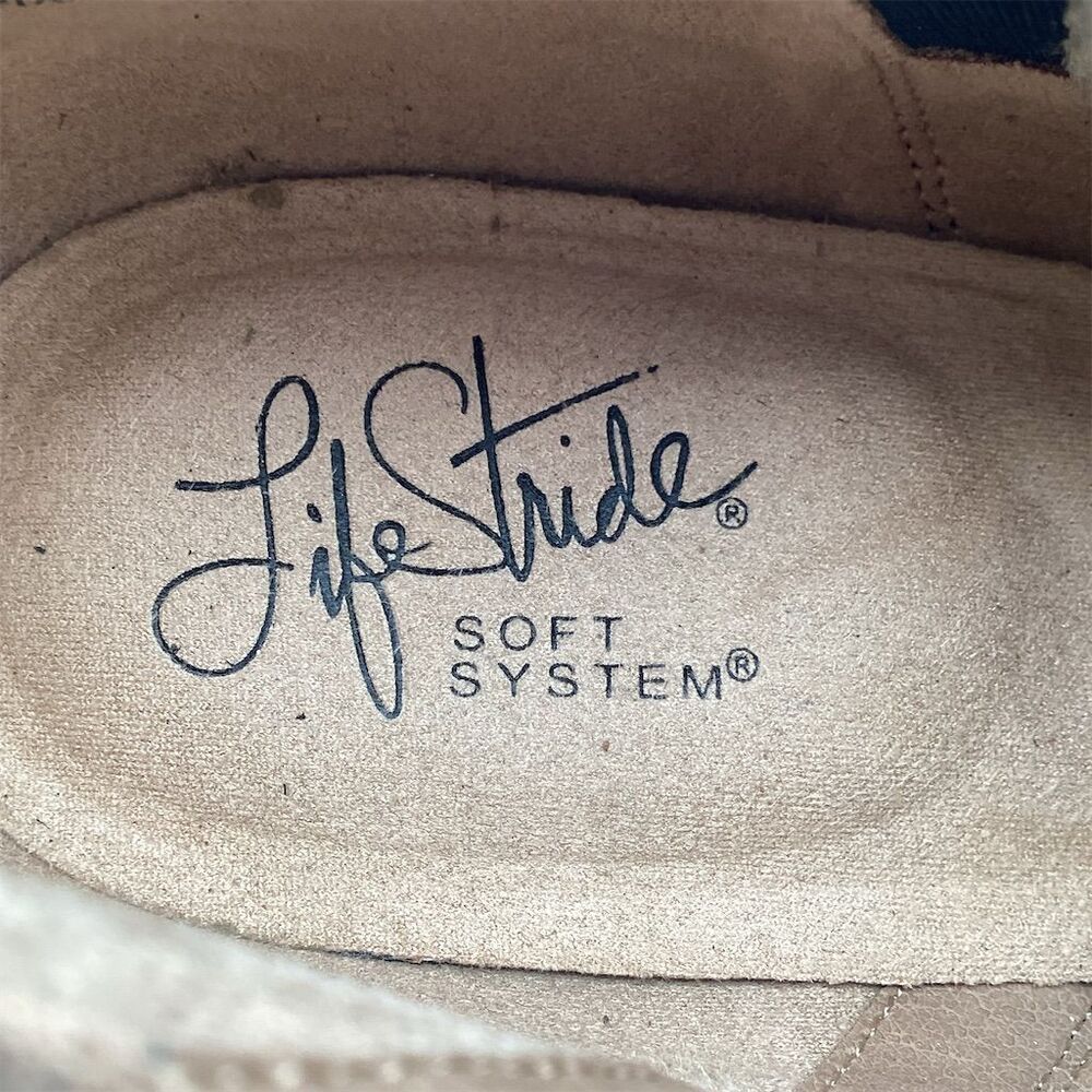 Life‎ Stride Soft  System Women's Black Suede Ankle Boots Size 10 M - Picture 3 of 10